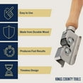 thumbnail image 2 of Kings County Tools Handheld Manual Knife Sharpener for Fixed Blades, Pocketknives and Kitchen Knives - Made in Italy, 2 of 5