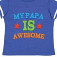 thumbnail image 4 of Inktastic My Papa is Awesome Boys or Girls Toddler T-Shirt, 4 of 5