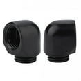 thumbnail image 4 of Brass Elbow Connector for PC Water Cooling, Easy Installation,Elbow Connector 360 Rotatable, with Soft Silicone , Prevents Water Leakage, Durable and Reliable, 4 of 8