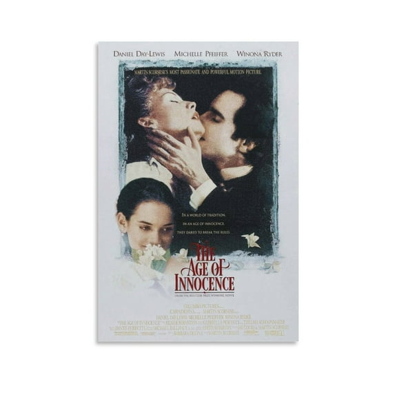 The Age of Innocence Movie Poster Canvas Wall Art Poster Decorative Bedroom Modern Home Print Picture Artworks Posters 12x18inch(30x45cm)