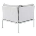 thumbnail image 3 of Harmony Sunbrella Outdoor Patio All Mesh Corner Chair, 3 of 6