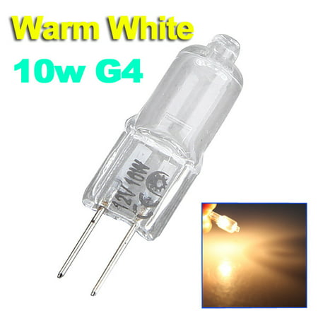 1/10/20PCS DC12V G4 10W Halogen Light Bulb Warm White Two Pin Bi-Pin For Ceiling Outdoor Table lights Closet Lamp Undercabinet