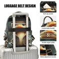 thumbnail image 4 of JIALIOU Mini Backpack Purse for Women Quilted Casual Daypack Small Travel Shoulder Bag, Duck with Raincoat and Cap, 4 of 7