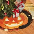 thumbnail image 3 of Christmas Tree Skirt 36" Halloween Pumpkin Cute Black Cat (44) Xmas Tree Skirts Mat for New Year Holiday Christmas Party Decorations, 3 of 5
