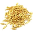 thumbnail image 1 of 300 Sets 14 x 3.5 mm Barrel Screw Clasps for Jewelry Making, Copper and Plating Twist Clasps for DIY Jewelries, Necklaces, Bracelets and Anklets (100 PCs Each in Gold, Silver and Platinum), 1 of 5