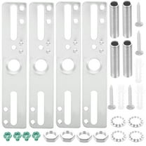 HOMEMAXS 4pcs Universal Ceiling Light Mounting Bracket Kit with Crossbar for Chandelier Lighting Hardware Set