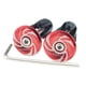 thumbnail image 4 of Tapones de manillar de bicicleta Shamjiam Cubiertas de tope de manillar rojo, 4 of 7