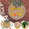 thumbnail image 1 of XWSHYW Decoraciones para El Hogar Guirnalda de Madera con Luces Accesorios Reemplazables Placa de Bienvenida Navideña, 1 of 6