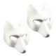 thumbnail image 4 of KAKOWELY 2 máscaras de zorro para cosplay, máscaras faciales de dibujos animados, recuerdos de fiesta de mascarada para adultos., 4 of 5