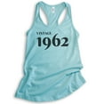 thumbnail image 1 of Vintage 1962 Tank Top, Ladies Racerback Tank Top, 60th Birthday Tank, Sixtieth Birthday Tank, B-day Tank, Cancun, Large, 1 of 3