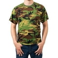 thumbnail image 2 of Rothco Moisture Wicking T-Shirt - Woodland Camo, 2 of 2
