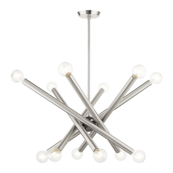 Livex Lighting - Stafford - 12 Light Chandelier in Modern Style - 34.5 Inches