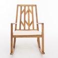 thumbnail image 1 of Tayla Outdoor Wood Rocking Chair, Cream, 1 of 7