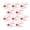red, variant on RIXUNO 10Pcs Soft Bait with Whiskers Glow Floating Sea Urchin Lure for Lake Fishing Red Small