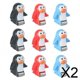 thumbnail image 1 of 2 Accesorios De Juguete De Montaña Rusa, Lindas Pistas Eléctricas, Piezas De Juego Para Niños Y Niñas, 9 Piezas De Pingüino, 1 of 10