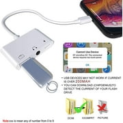 USB 3 Camera Adapter,3 in 1 USB Female OTG Adapter with Charging and 3.5mm Headphone Audio Jack Splitter for iPhone/iPad,Support USB Flash Drive,MIDI Keyboard