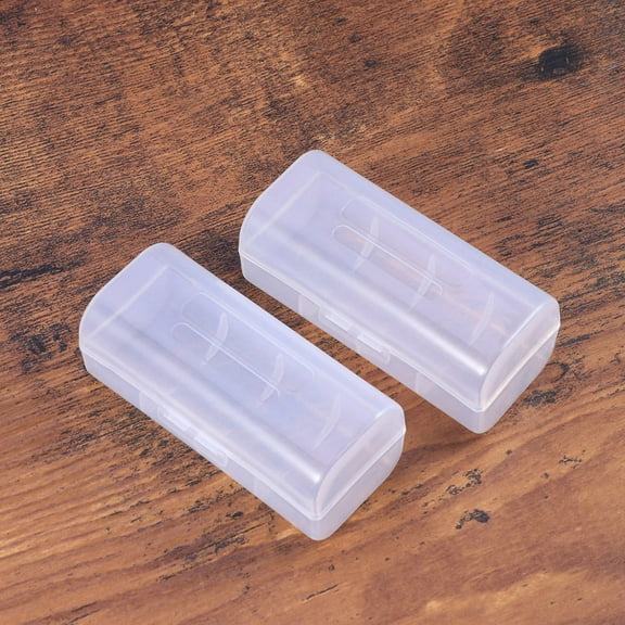 HEALEEP 2Pcs Storage Box Hard Plastic For Batteries And Household Use 2.4 In