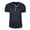 Dark Blue, variant on Mens Fashion Casual Front Placket Basic Short Sleeve Henley T-Shirts Dark Blue,S