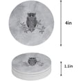 thumbnail image 1 of FMSHPON Owl Set of 8 Round Coaster for Drinks, Absorbent Ceramic Stone Coasters Cup Mat with Cork Base for Home Kitchen Room Coffee Table Bar Decor, 1 of 6