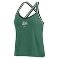 thumbnail image 2 of Women's WEAR by Erin Andrews Green New York Jets Cross Strap Tri-Blend Tank Top, 2 of 4