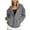 #05 Gray 【Stock up on Your Favorite Colors】, variant on Women's Oversized Hoodies Sweatshirts Pullovers Long Sleeve Zipper Neck Fleece Sweater With Pocket Casual Loungewear Streetwear Outfits Ultra Soft All Day Comfort Cozy | CSEONE,Beige L