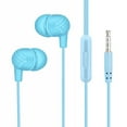 thumbnail image 1 of Hicess Wired Earphone Fevers Sound Quality HD-compatible Calling Wire Control 3.5mm Stereo Sports In-Ear Gaming Earbud for iPhone, 1 of 8