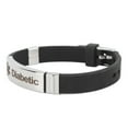 thumbnail image 2 of Pulsera de identificación de alerta, pulsera de alerta médica para diabetes, joyería de concienciación de emergencia, pulsera para diabéticos, uso conveniente, 2 of 8