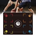 thumbnail image 1 of Colaxi Basketball Training Mat Agility Footstep Training Mat Nonslip Silent Shock Absorbing Ball Control for Children Adults Players 120cmx89cm, 1 of 8