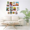 thumbnail image 2 of Bearachild Ins 15 hojas de arte Retro pinturas famosas postal foto Props DIY colocación decoración tarjeta pared pegatina Color tarjeta de felicitación Decoración del hogar No.04 Bearachild HA003659-04, 2 of 6