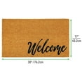 thumbnail image 4 of Felpudo mDesign, antideslizante, rectangular, de goma de coco, 43 x 76 cm, 4 of 7