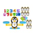 thumbnail image 2 of Juego de matemáticas a pingüino, juguete de matemáticas para aprendizaje temprano, divertido e interactivo juguete de escritorio para contar, 2 of 9