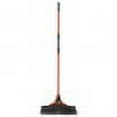 thumbnail image 2 of Indoor/Outdoor Push Broom, 18"W x 54"H, Steel Handle, Orange/Black, 2 of 2