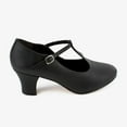 thumbnail image 2 of Dance Shoes Character Jazz 2" Heel T-Strap So Danca CH54 Black 5.5W Adult, 2 of 3