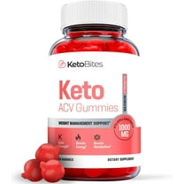 (1 Pack) Keto Bites Keto ACV Gummies - Supplement for Weight Loss - Energy & Focus Boosting Dietary Supplements for Weight Management & Metabolism - Fat Burn - 60 Gummies