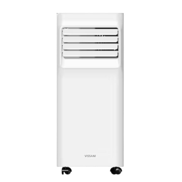 Aire Acondicionado Portátil Vissani Deshumidificador y Ventilador 3 en 1 con Control Remoto 5000 BTU