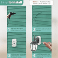 thumbnail image 3 of Siding Mounting Block,8141DBL Built-in Box Outdoor Light Block,2Sets for 1/2 Inch Lap Double and 4, 3 of 4