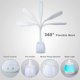 thumbnail image 4 of Lámpara de escritorio LED con luz nocturna Lámpara de mesita de noche para niños Lámpara de mesa con portalápices Regulable en 3 niveles de brillo y 3 modos, recargable, control táctil Xemadio WLJ-2336, 4 of 5