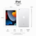 thumbnail image 2 of iPad Apple 9 64GB Plata Reacondicionado, 2 of 4