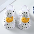 thumbnail image 4 of Ierhent Sandals for Toddler Girls Toddler Sandals - slip-on quick dry waterproof (toddler/little kid) White,13, 4 of 5