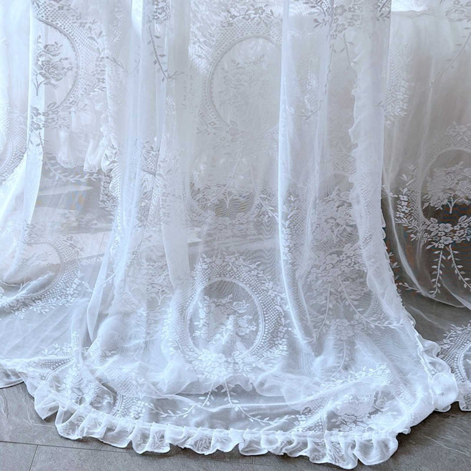 Bed Curtain Canopy Bed Canopy Bed with Frame Double Layer Curtains Canopy Double Layer Canopy for Girls and Adults Bedroom