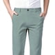 thumbnail image 5 of Ceisia Men's Trendy Solid Color Gift Elastic Waist Straight Leg Suit Pants with Slanted Pockets, 5 of 5