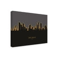 thumbnail image 2 of Michael Tompsett 'São Paulo Skyline Brazil Glow II' Canvas Art, 2 of 3