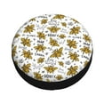 thumbnail image 3 of Gaeub Hohey Bee Golden2 14-17in Tire Cover, Spare Tire Cover, for Camper Caravan, Trailer, Car, Truck, SUV, Jeep - 16 inch, 3 of 9