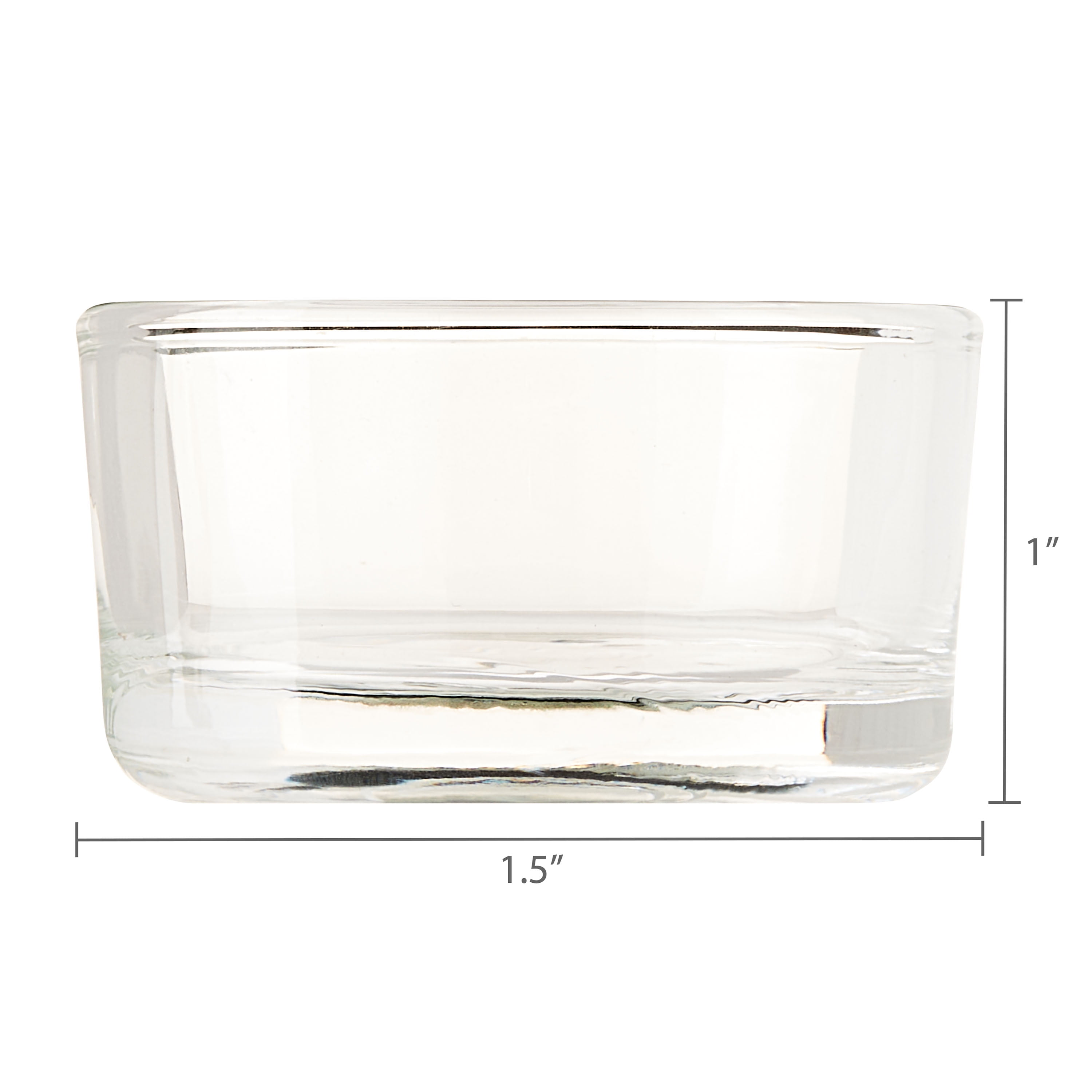 Clear Glass Tealight Holders, Way To Celebrate, 12 Piece