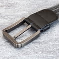 thumbnail image 6 of Canvas Belts Men's Fashion Casual Luxury Designer Jeans Accessories Polyester Woven Nylon Youth Stripe Pin Buckle Belts, 6 of 6