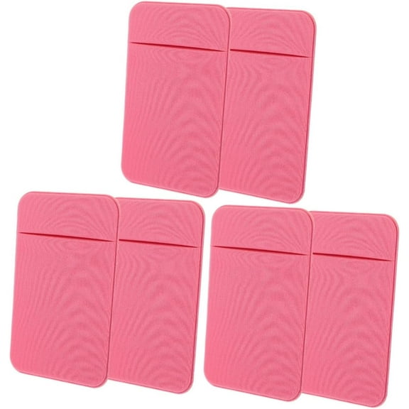 Sticker Wallet 6 pcs Mobile Phone Back Sticker e Phones cortinas inteligentes Phone Card Holder Credit