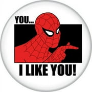Spider-Man Spidey 1960s You I Like You 1.25" Pinback Button