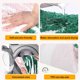 thumbnail image 5 of Alfombrilla absorbente de baño | Alfombra de franela impermeable antideslizante para suelo | Alfombra suave extra gruesa de 30 mm | Capa limpiadora de pies de poliéster lavable | 17,7 x 23,6, 5 of 6