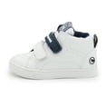 thumbnail image 4 of Tenis Piel Niño Bubble Gummers Icono Blanco/marino 15-21 blanco 15, 4 of 8