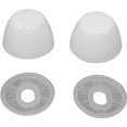thumbnail image 1 of Tapones para inodoro Rocky Mountain Goods Classic, redondos, blancos, paquete de 2, 1 of 5